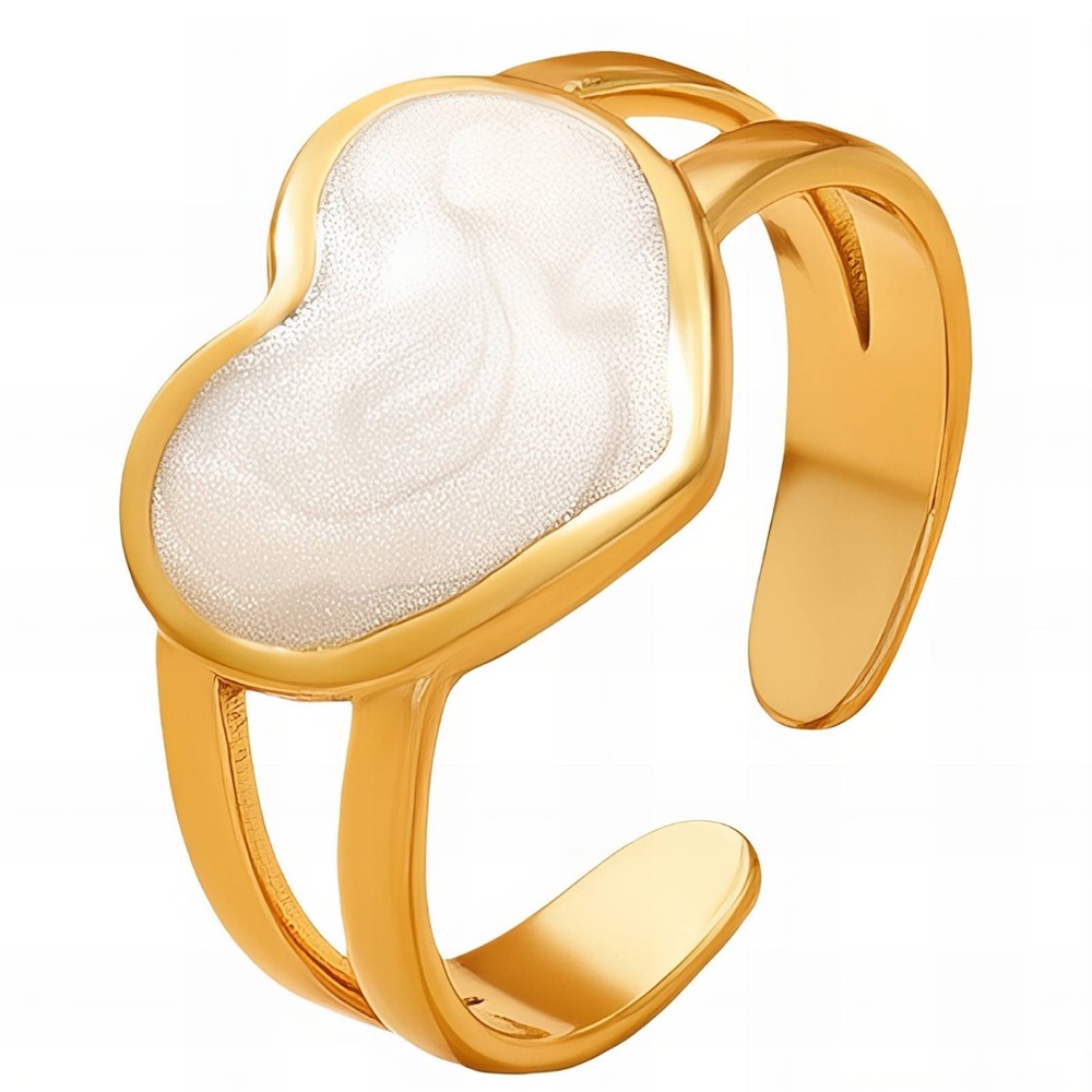 Elegant Gold Heart Cuff Bracelet
